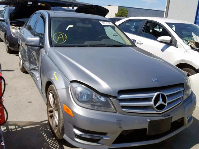 WDDGF4HBXDG088794 - 2013 MERCEDES-BENZ C 250 GRAY photo 1