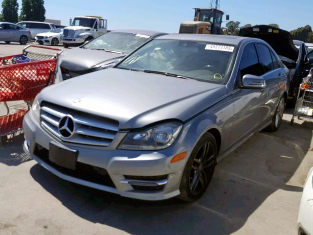 WDDGF4HBXDG088794 - 2013 MERCEDES-BENZ C 250 GRAY photo 2