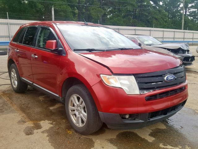 2FMDK38C77BB22399 - 2007 FORD EDGE SEL RED photo 1