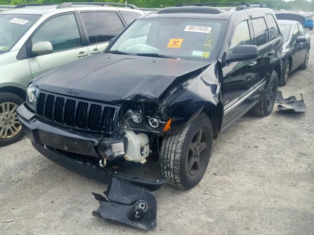 1J4GR48K66C279425 - 2006 JEEP GRAND CHER BLACK photo 2