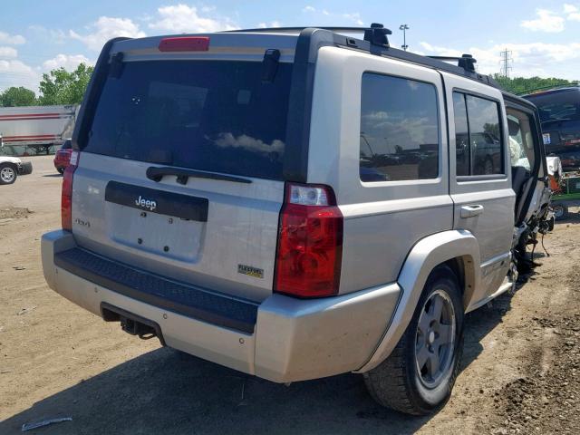 1J8HG48P77C680875 - 2007 JEEP COMMANDER თაფლისფერი ფოტო 4