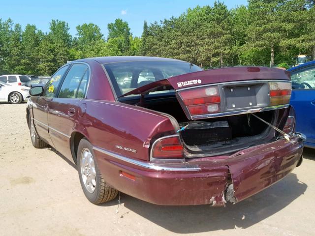 1G4CW54K734125073 - 2003 BUICK PARK AVENU MAROON photo 3