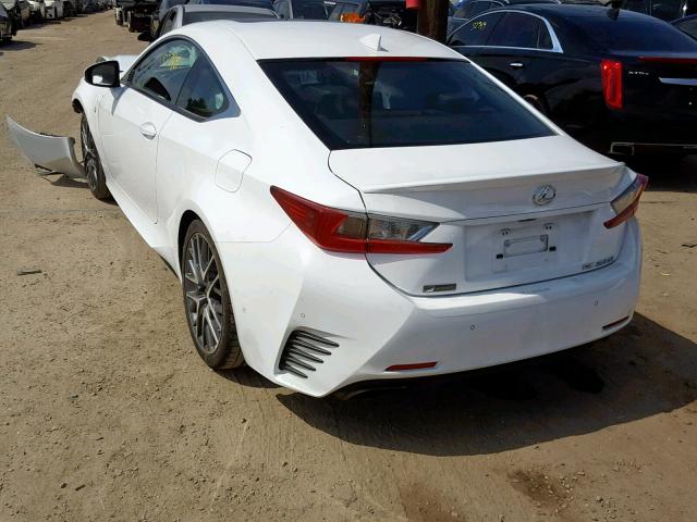 JTHHA5BC8G5002014 - 2016 LEXUS RC 200T WHITE photo 3