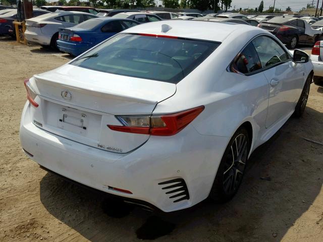 JTHHA5BC8G5002014 - 2016 LEXUS RC 200T WHITE photo 4