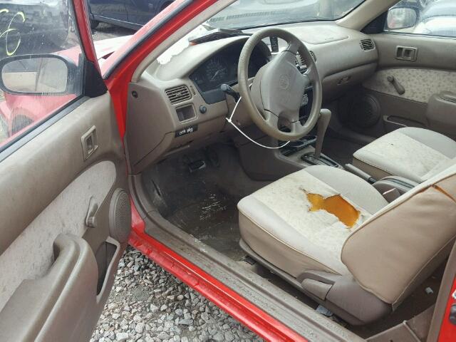 JT2AC52LXV0273172 - 1997 TOYOTA TERCEL CE RED photo 9