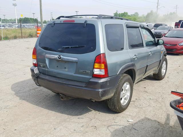 4F2YZ04164KM26653 - 2004 MAZDA TRIBUTE LX GREEN photo 4