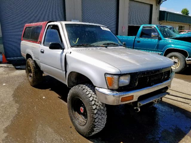 JT4VN01D7L2009215 - 1990 TOYOTA PICKUP 1/2 GRAY photo 1