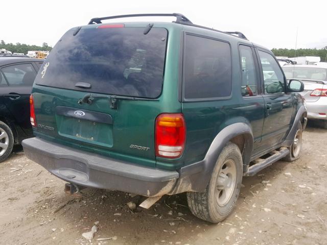 1FMYU24EXXUC25422 - 1999 FORD EXPLORER GREEN photo 4