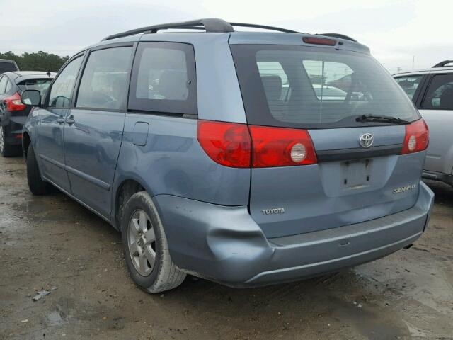 5TDZA23C46S573012 - 2006 TOYOTA SIENNA CE/ BLUE photo 3