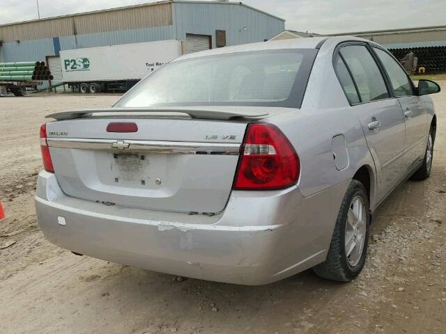 1G1ZT54805F222854 - 2005 CHEVROLET MALIBU LS SILVER photo 4