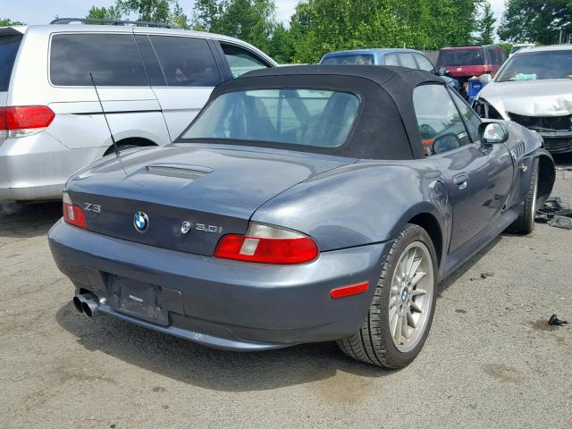 WBACN53491LJ57081 - 2001 BMW Z3 3.0 GRAY photo 4