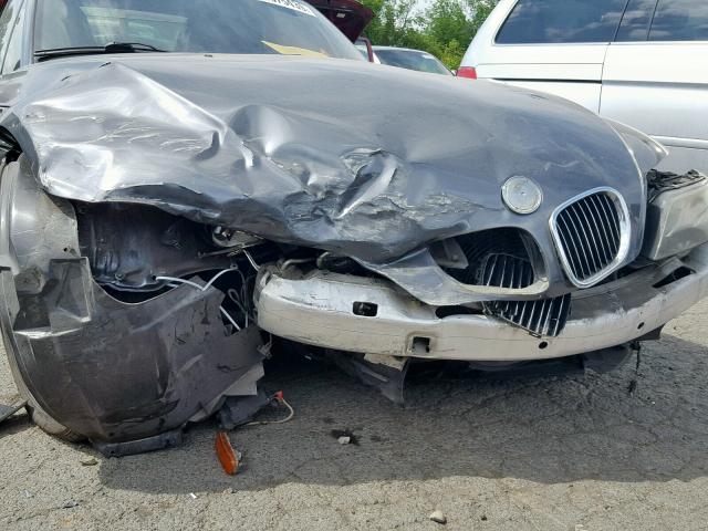 WBACN53491LJ57081 - 2001 BMW Z3 3.0 GRAY photo 9