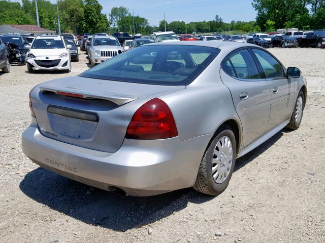 2G2WP552771138716 - 2007 PONTIAC GRAND PRIX SILVER photo 4