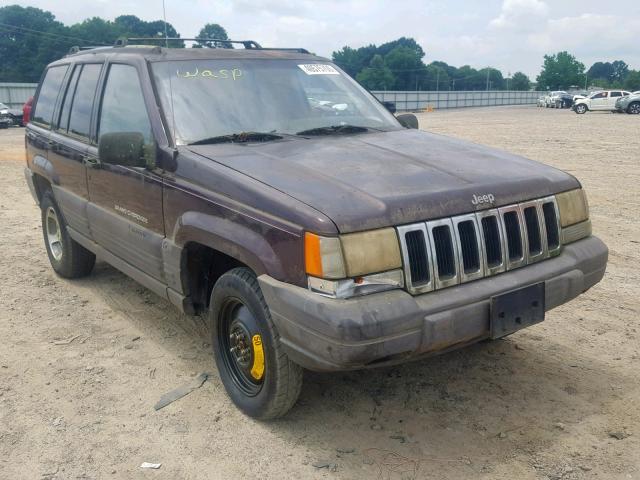 1J4GZ58S7TC210017 - 1996 JEEP GRAND CHER BURGUNDY photo 1