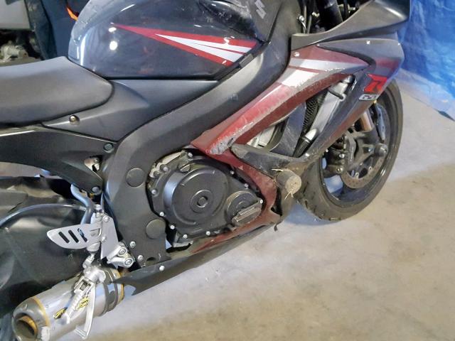 JS1GR7KA862104519 - 2006 SUZUKI GSX-R750 K BURGUNDY photo 7