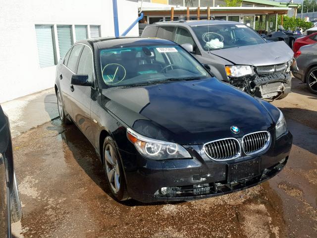 WBANF33507CS39843 - 2007 BMW 525 XI BLACK photo 1