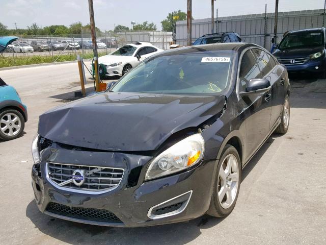 YV1622FS6C2120106 - 2012 VOLVO S60 T5 BLACK photo 2