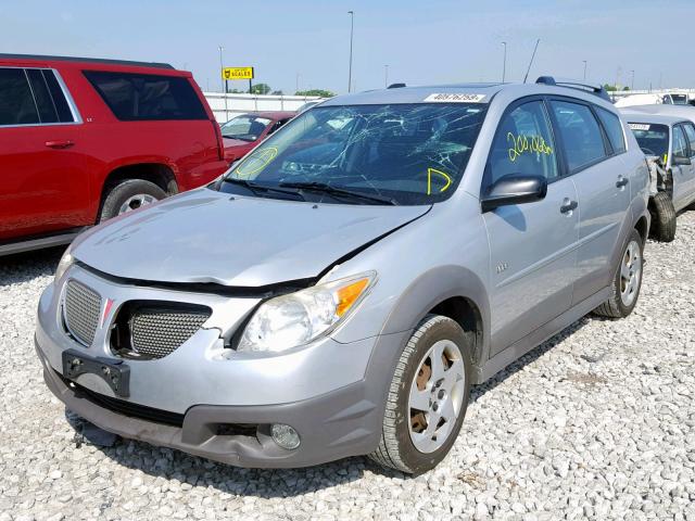 5Y2SL65817Z406523 - 2007 PONTIAC VIBE SILVER photo 2