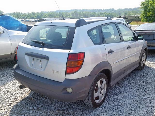 5Y2SL65817Z406523 - 2007 PONTIAC VIBE SILVER photo 4