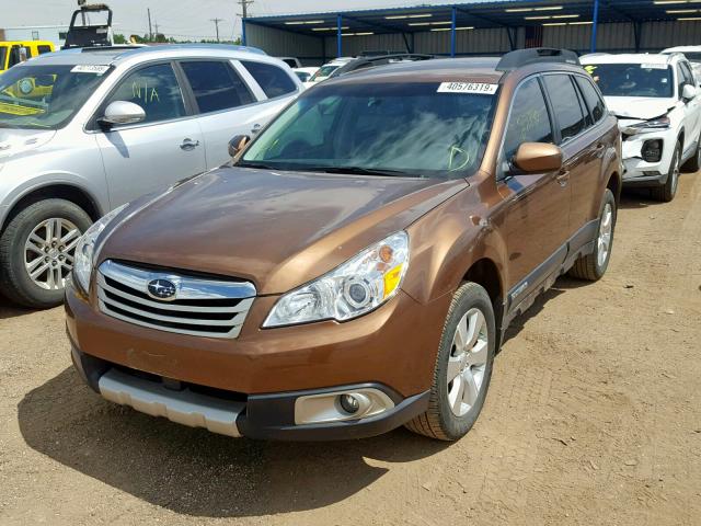 4S4BRDJC3B2381540 - 2011 SUBARU OUTBACK 3. BROWN photo 2