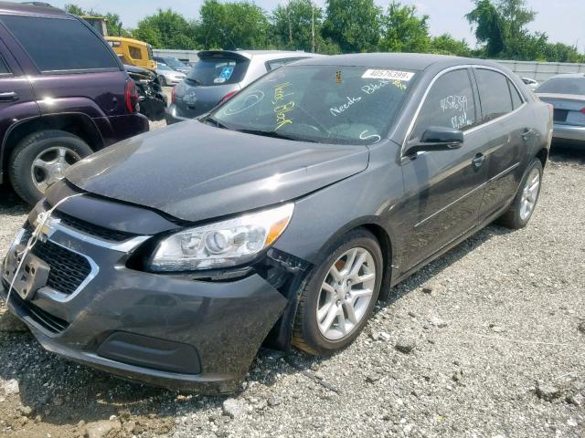 1G11C5SL8EF199313 - 2014 CHEVROLET MALIBU 1LT Сұр фото 2