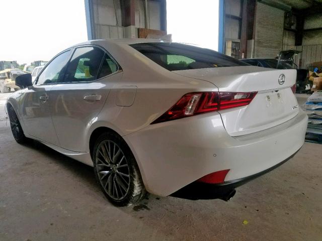 JTHBF1D2XE5007376 - 2014 LEXUS IS 250 WHITE photo 3