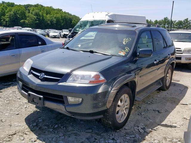 2HNYD188X3H535094 - 2003 ACURA MDX TOURIN BLUE photo 2