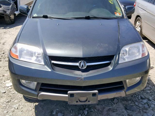 2HNYD188X3H535094 - 2003 ACURA MDX TOURIN BLUE photo 7