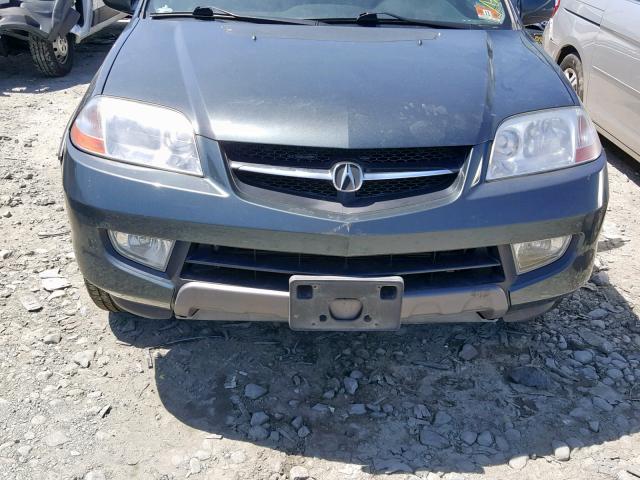 2HNYD188X3H535094 - 2003 ACURA MDX TOURIN BLUE photo 9