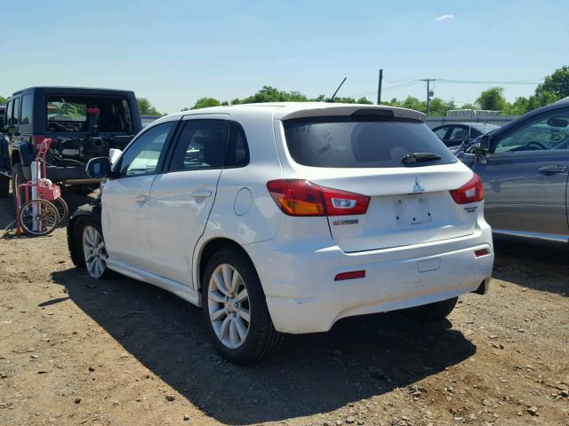 JA4AR4AU1BZ011987 - 2011 MITSUBISHI OUTLANDER WHITE photo 3