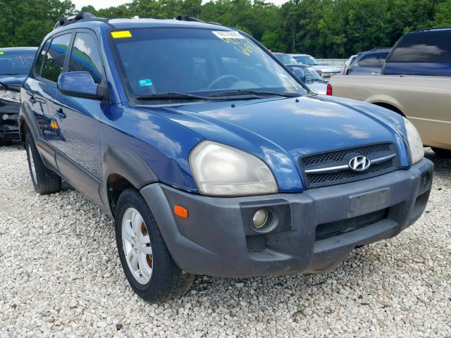 KM8JN12D67U581403 - 2007 HYUNDAI TUCSON SE BLUE photo 1