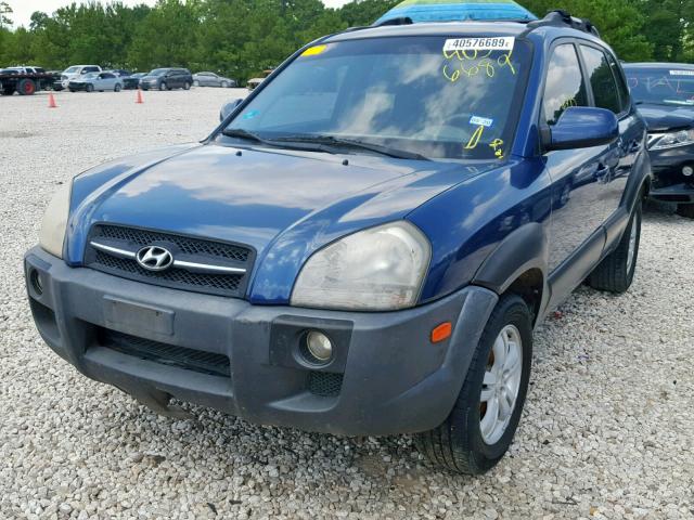 KM8JN12D67U581403 - 2007 HYUNDAI TUCSON SE BLUE photo 2