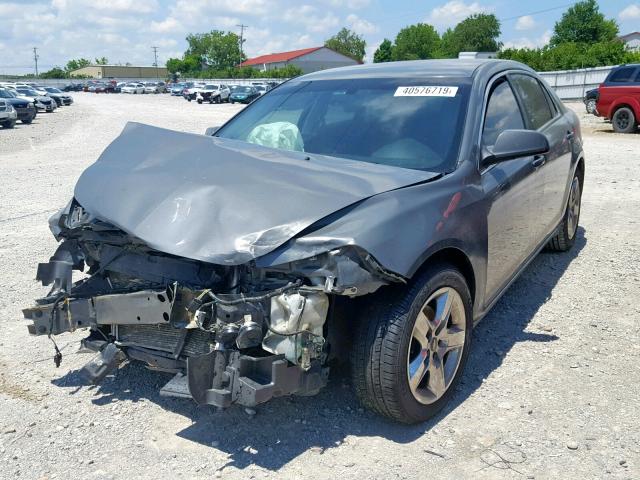 1G1ZH57B99F247220 - 2009 CHEVROLET MALIBU 1LT GRAY photo 2