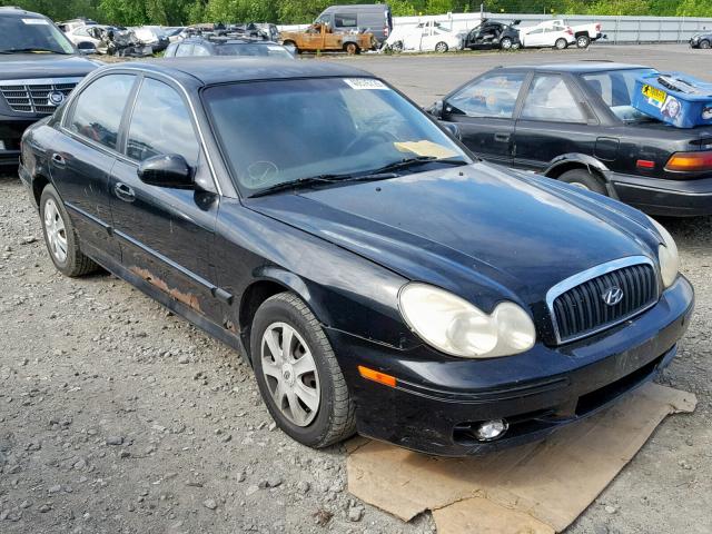 KMHWF25H02A662088 - 2002 HYUNDAI SONATA GL BLACK photo 1