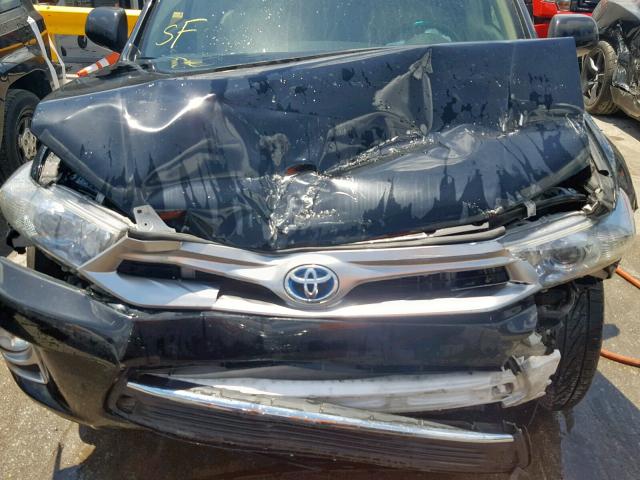 JTEDC3EH4D2016684 - 2013 TOYOTA HIGHLANDER BLACK photo 7