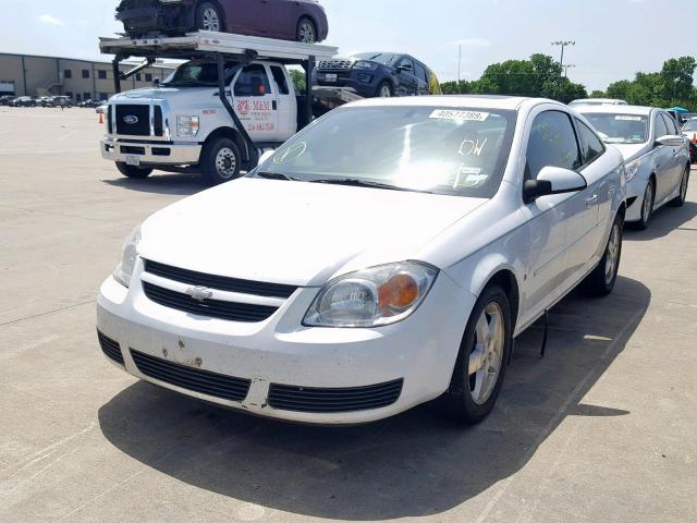 1G1AL15F067707316 - 2006 CHEVROLET COBALT LT WHITE photo 2