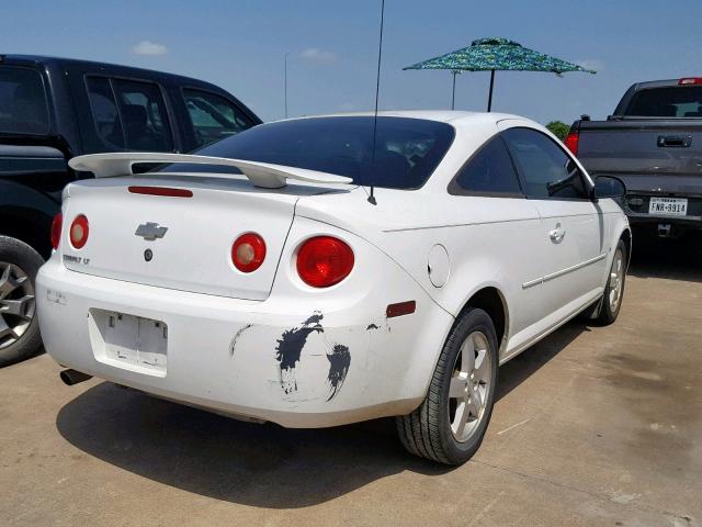 1G1AL15F067707316 - 2006 CHEVROLET COBALT LT WHITE photo 4