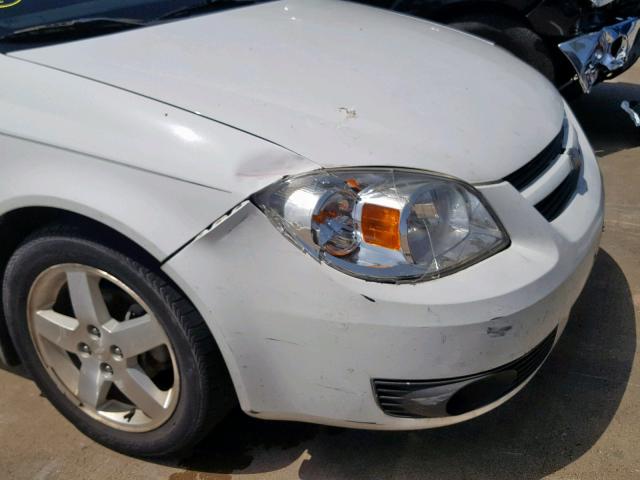 1G1AL15F067707316 - 2006 CHEVROLET COBALT LT WHITE photo 9