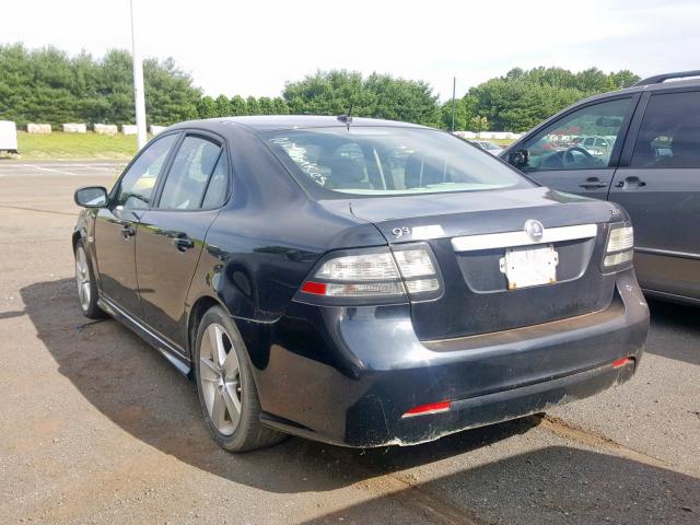 YS3FB46Y291003538 - 2009 SAAB 9-3 2.0T BLACK photo 3