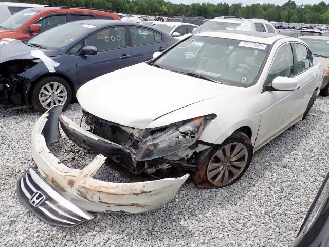 1HGCP3F87CA033892 - 2012 HONDA ACCORD EXL WHITE photo 2