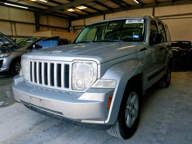 1J4PP2GK3BW545892 - 2011 JEEP LIBERTY SP SILVER photo 2