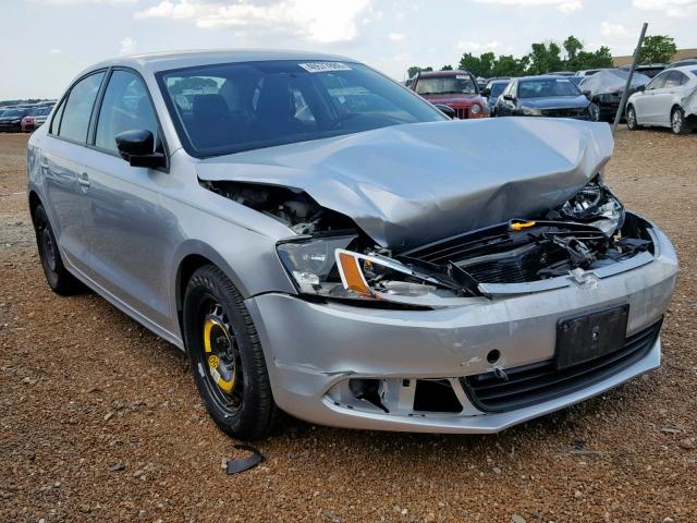 3VW2K7AJ2DM362544 - 2013 VOLKSWAGEN JETTA BASE 银色 照片 1