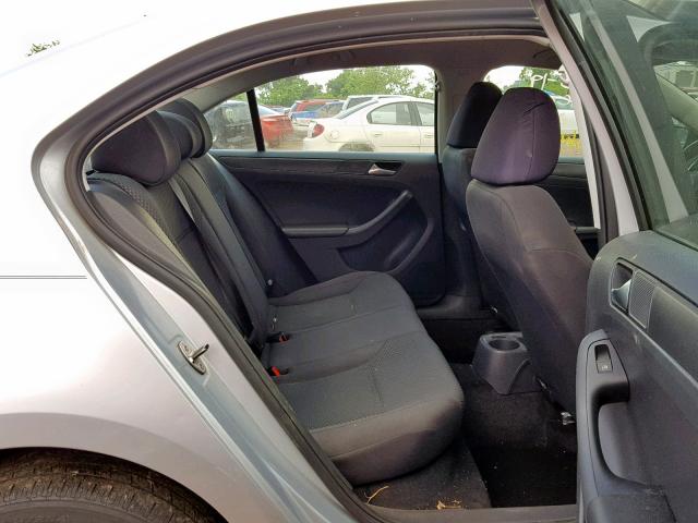 3VW2K7AJ2DM362544 - 2013 VOLKSWAGEN JETTA BASE 银色 照片 6