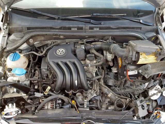 3VW2K7AJ2DM362544 - 2013 VOLKSWAGEN JETTA BASE 银色 照片 7