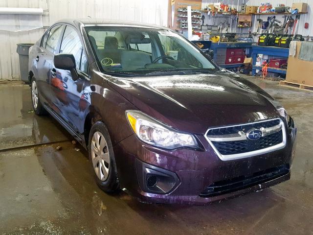 JF1GJAA63CH016676 - 2012 SUBARU IMPREZA PURPLE photo 1