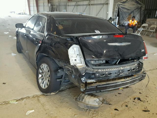 2C3CCAAG1DH745559 - 2013 CHRYSLER 300 BLACK photo 3