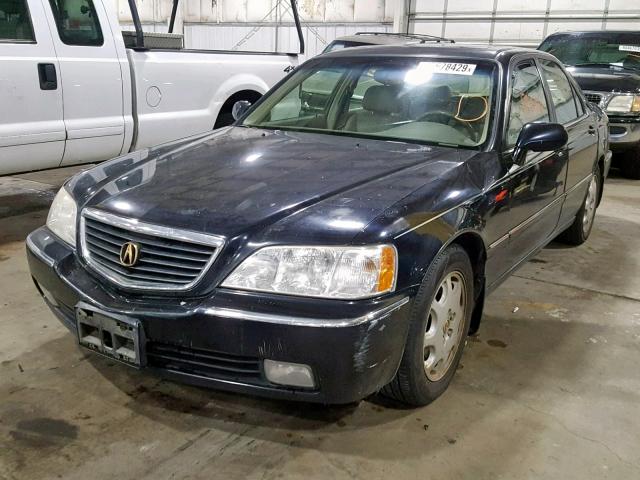 JH4KA9661YC015069 - 2000 ACURA 3.5RL BLACK photo 2