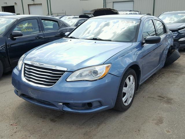 1C3BC4FB1BN599419 - 2011 CHRYSLER 200 LX BLUE photo 2