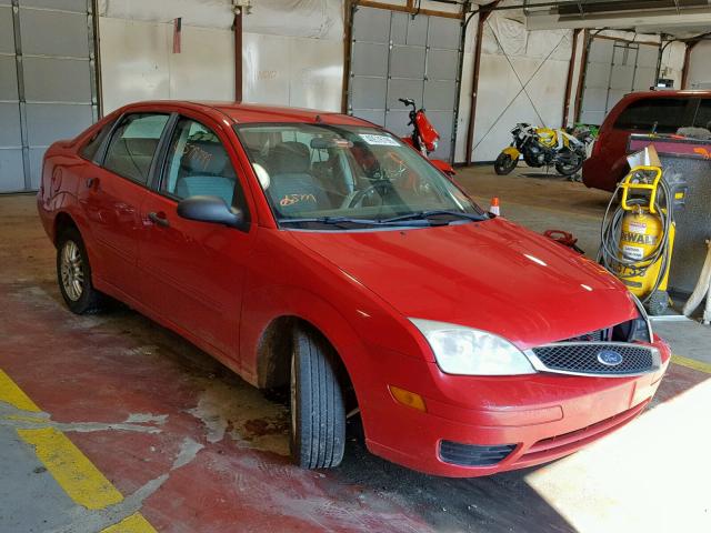 1FAFP34N37W329818 - 2007 FORD FOCUS ZX4 RED photo 1