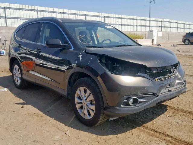 5J6RM4H70DL023121 - 2013 HONDA CR-V EXL BROWN photo 1